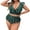 Green, variant on Eashery Tankinis Swimwear for Women Plus Size Polka Dot Split Swimsuit Purple 3X-Large