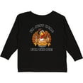 thumbnail image 3 of Inktastic Turkey Here For The Pie Boys or Girls Long Sleeve Toddler T-Shirt, 3 of 5