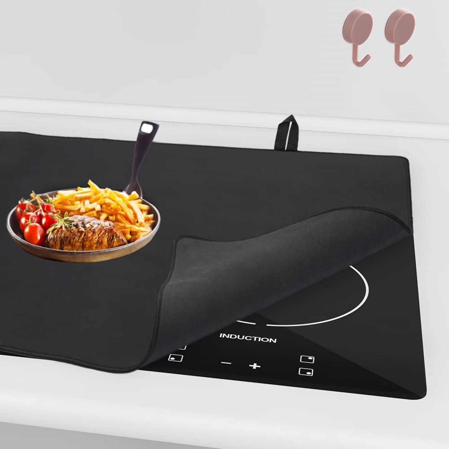 Gas Stove Mat Heat Resistant Gas Stove Top Cover Set Non-stick Silicone  Protector with 5 Holes 3 Gap Strips Dishwasher Safe - AliExpress