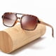 thumbnail image 2 of Men's Sunglasses Stylish and Durable Wood Frame Sunglasses for Outdoor Activities Protect Your Eyes UV Rays, 2 of 5