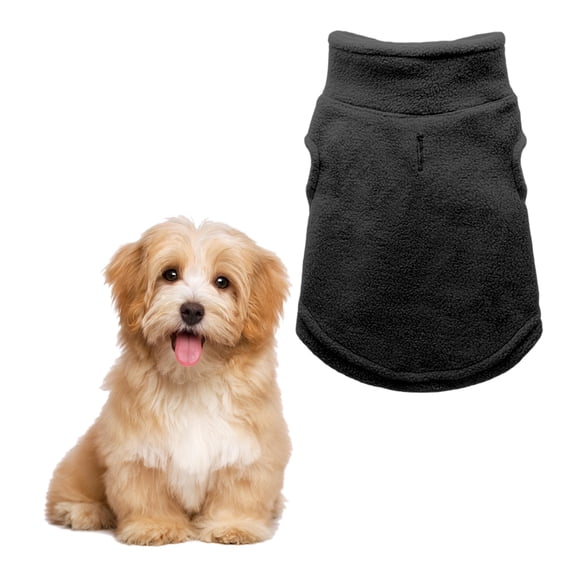 GASTROPOD Dog Clothes,Polyester Dog Clothes for Small Dogs,Dress Freely Puppy Clothes,Black,XS