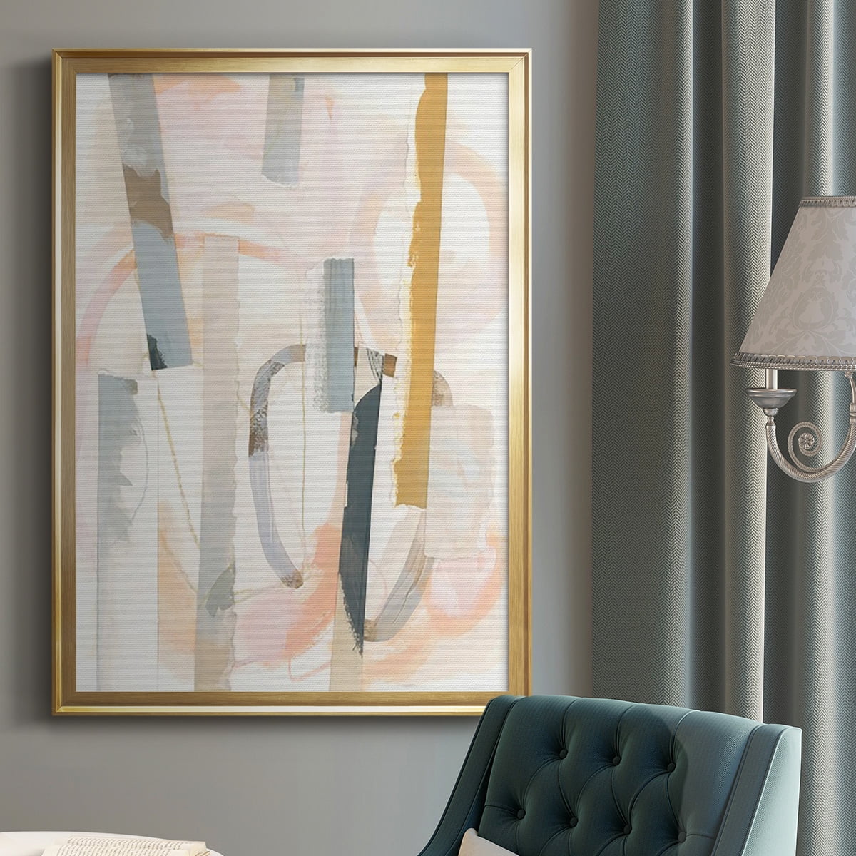 Melon Litmus IV Premium Framed Print, in Gold, Black, or Silver - Ready to Hang
