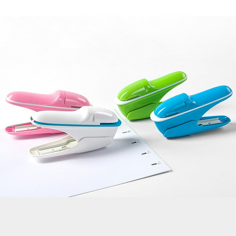 Stapleless Plastic Stapler Safe Paper Stapling NO Staples School Office  Supplies