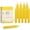 Yellow, variant on Pack of 40 Royal Blue Candles | 4" Tall Unscented Mini Taper Candles - for , Rituals, Spells, Prayer, Meditation, Decor, Party Decor Chime Candles.