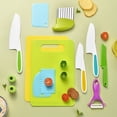 thumbnail image 4 of New Kids Cooking Cutter Set Kids Knife Toddler Cutter Plastic Cake Fruit Knives Children DIY Peeler Tools Kitchen Accessories, 4 of 9