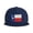 Blue, variant on Snapback Hat Texas Flag Print Adjustable Flat Bill Brim Hat for Men Women Casual Wear Black