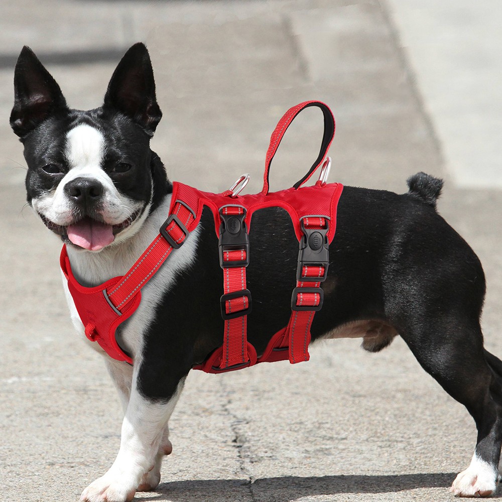 Pet Artist S-XL No Pull Dog Harness Escape Proof Reflective Adjustable Sport Vest with Handle