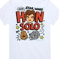 thumbnail image 3 of Star Wars - Han Solo Doodle - Toddler And Youth Short Sleeve Tee, 3 of 5