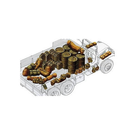 35229 1/35 Allied Vehicles Accessory Set Multi-Colored