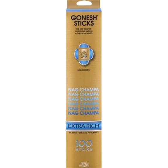 Gonesh Extra Rich Nag Champa Incense 100 Sticks