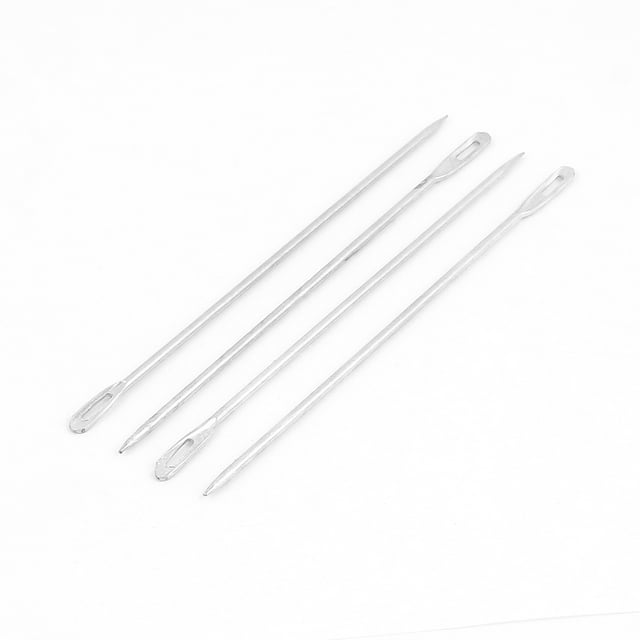 Unique Bargains 4 Pcs Burlap Sacks Gunny Bag Packing Package Handheld Stitching Sewing Needle