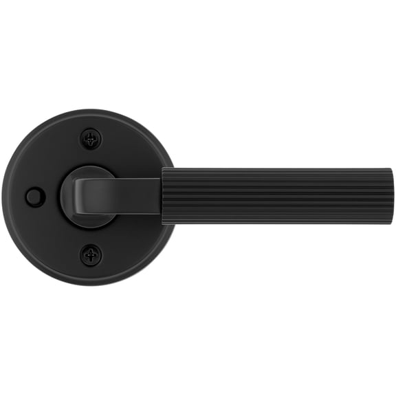 Kwikset 730MAL-514 Mirada Privacy Door Lever Set - Black