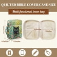 thumbnail image 7 of Xoenoiee Cat Flower Pattern Bible Cover Case for Women Men, Portable Bible Carrier Organizer Bag Quilted Bible Accessories with Zipper Pocket and Handle, Christian Gift, 7 of 7