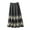 Grey, variant on comerut Women Fall Winter Skirt High Waist Elastic Waist Color Matching Knitted A-line Big Swing Warm Soft Thick Commute Midi Skirt