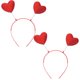 thumbnail image 1 of 2 diademas de corazón con purpurina para fiestas, diademas decorativas con forma de corazón, accesorios para el cabello, 1 of 8