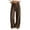 *Coffee, variant on ClodeEU Women's High Waisted Corduroy Wide Leg Trousers,Casual Fall Loose Pants with Pockets Black,Womens Plus XS