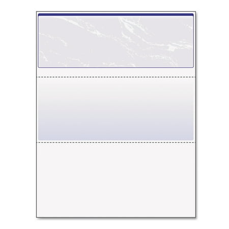 DocuGard Standard Security Check, Blue Marble Top, 11 Features, 8 1/2 x 11, 500/RM -PRB04501