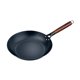 thumbnail image 2 of Sartén Wok de Hierro Wok para Cocinar Wok Sin Recubrimiento con Mango de Madera Antiadherente 33 centímetros, 2 of 9