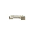 thumbnail image 3 of Meridian Furniture Jacob Cream Velvet Modular Sectional, 3 of 11
