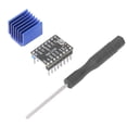 thumbnail image 2 of Motor Driver Module, Motor Driver TMC2208 256 Subdivision Low Heat Generation Aluminum Alloy And PCB With Heat Sink For 3D Printer, 2 of 8