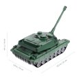 thumbnail image 2 of Modelo de tanque torreta giratoria modelo tanque simulación guerra juguete decoración de escritorio, 2 of 7