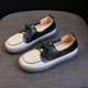 thumbnail image 3 of Zapatos planos de mujer primavera verano 2022, zapatos básicos de piel de vaca auténtica, zapatos planos informales para uso diario, 3 of 5