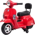 thumbnail image 1 of Moto Vespa Eléctrica Montable Little monkey Niña Ajustable Clásica Rojo 6v, 1 of 7