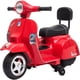 thumbnail image 1 of Moto Vespa Eléctrica Montable Little monkey Niña Ajustable Clásica Rojo 6v, 1 of 7
