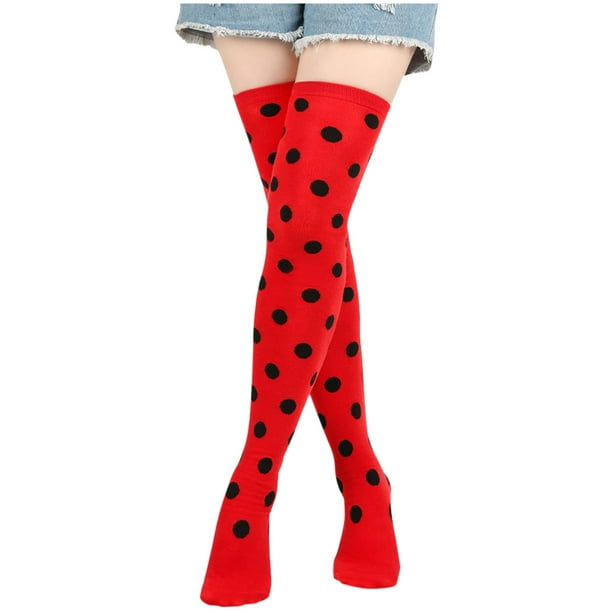 Calcetines de invierno cálidos a rayas, calcetines de pantorrilla y calcetines hasta la rodilla para mujeres y hombres, calcetines universales, calcetines a media pantorrilla, calcetines de algodón pa