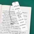thumbnail image 4 of Friendship Gifts for Women Friends Sisters Sisters Gifts Metal Bookmarks Book Lovers Gifts Back to School Supplies First Day of School Gifts Book Tracing Bookmarks Valentine's Day Gifts, 4 of 6