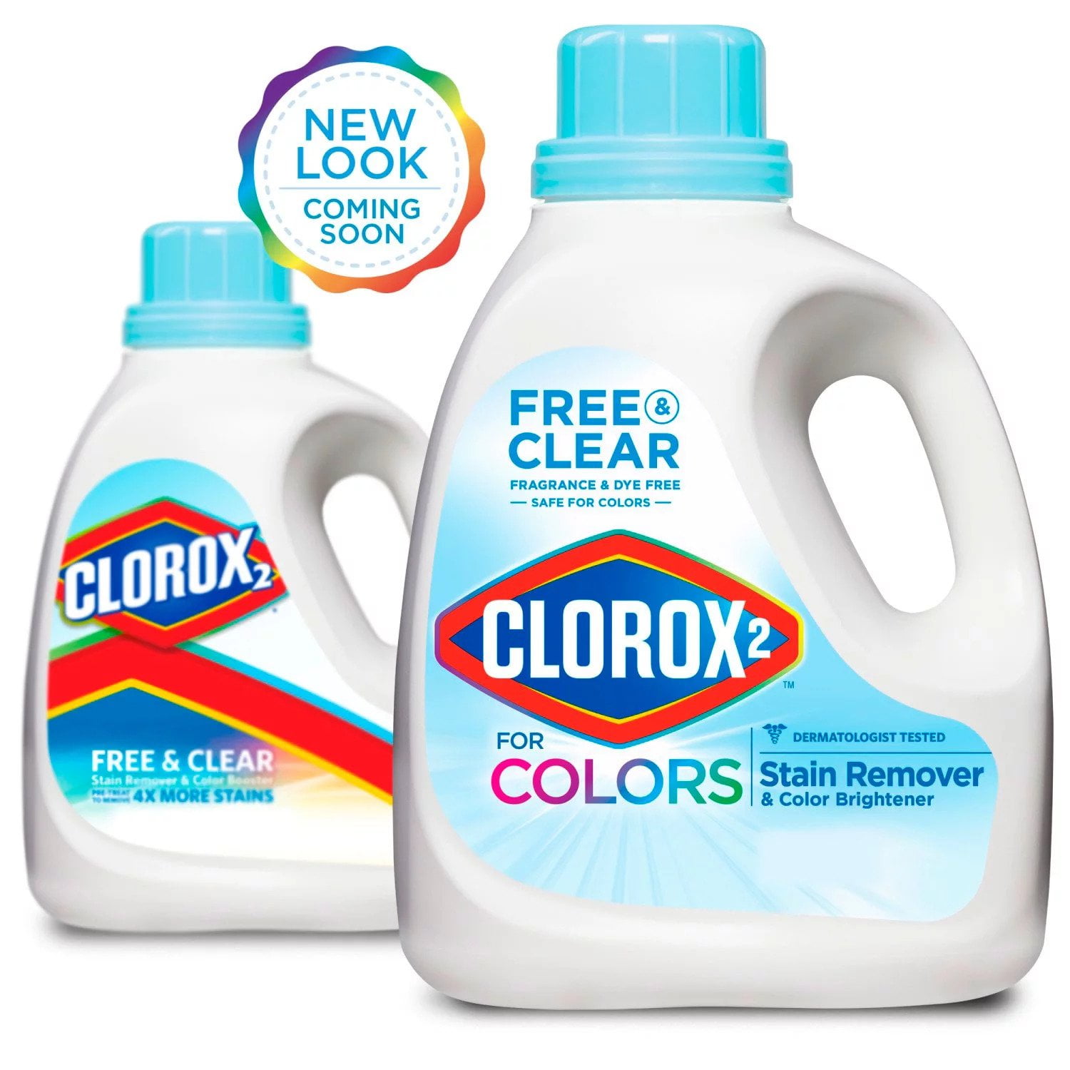 Clorox 2 For Colors Free Clear Stain Remover And Color Brightener 112 Oz Walmart Com