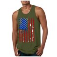 thumbnail image 3 of Xijirk Tank Tops Men Independence Day Tank Top Summer Sleeveless Breathable Shabby Flag Print Casual Top for Holiday,L, 3 of 5