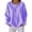 Purple, variant on Qingpeng Womens Lightweight Tops Solid Color Pullover Loose Crew Neck Long Sleeve Workout Sports Casual Tee Shirts