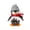 Gray, variant on Christmas Penguin Shape Candy Jar Plush Toy in Red, Holiday Stuffed Animal Treat Holder Gift for Kids