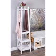 thumbnail image 4 of Beaumont Lane Metropolitan Living Coat Rack with Shelves in White, 4 of 9