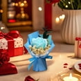 thumbnail image 5 of Valentines Decor, Ongmies Mini Rose Bouquet Artificial Flowers Gift for Birthday, Christmas, Valentine's Day, Wedding Party Decoration, 5 of 5