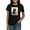 Black, variant on CafePress - C Blk Sunflower Women's Dark T Shirt - Women's Traditional Fit Dark T-Shirt