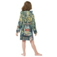 thumbnail image 7 of FORMRS Kids Bathrobe Unisex Hooded Robe Toddler Pajamas Sleepwear, Size 2-3T, Sunshine Goldfish, 7 of 7