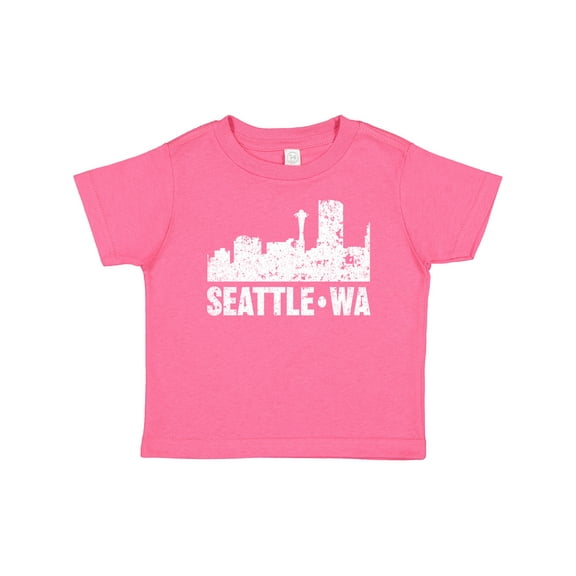 Inktastic Seattle Skyline Grunge Boys or Girls Baby T-Shirt