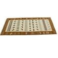 thumbnail image 5 of Caramel Brown Tribal 3X6 Indo-Gabbeh Oriental Rug, 5 of 11