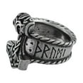 thumbnail image 2 of Zeckos Alchemy Thor's Rune Hammer Ring - Pewter - Size 8.5, 2 of 4