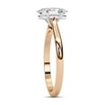 thumbnail image 3 of AFFY 4 Prong Solitaire Engagement Ring for Women, 1.20 Carat (ctw) Oval Cut Lab Grown Diamond Ring In 14K Rose Gold Over Sterling Silver F-G-H, SI Quality Gifts For Her Ring Size-7.5, 3 of 6