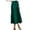 Skirt 13#Green, variant on WAYUTE Women's Skirts Elegant High Waist Skirt Solid Color Satin Dress Elastic Waist Fashion Skirt Outdoor Activities Party Evening Outwear Holiday Skirt