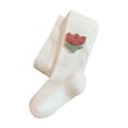 thumbnail image 1 of Medias para niñas, mallas tejidas de algodón con patas, medias transpirables y cálidas para niños pequeños para Otoño Invierno XL, 1 of 5
