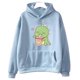 thumbnail image 3 of Sudadera con capucha de dinosaurio de té Boba de dibujos animados, ropa linda de manga, sudaderas para mujer y hombre, sudaderas de invierno de polar con bolsillo, suéteres de cuello redondo, 3 of 5