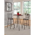 thumbnail image 3 of American Woodcrafters Talia Gray Metal Swivel 25-inch Seat Height Bar Stool, 3 of 4