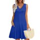 thumbnail image 2 of Vestido de verano WIHOLL 2025 holgado con cuello en V sin mangas y bolsillos, 2 of 5