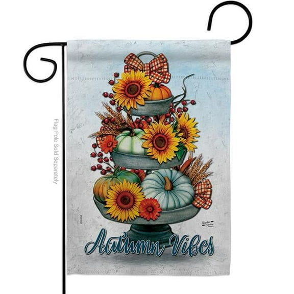 Angeleno Heritage G130418-BO 13 x 18.5 in. Falltime Harvest Autumn Vibes Garden Flag