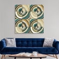 thumbnail image 3 of Great Big Canvas "The Center II Abstract Turquoise"  by Cheryl Warrick Black Teal Abstract  Wrapped Canvas Print Wall Artwork, 3 of 7