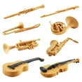 thumbnail image 1 of 8 Pieces Simulation Musical Instrument Set Toy For Kids Educational Plastic Model Horn Guitar, 1 of 9
